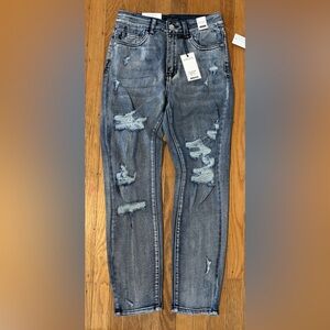Judy Blue NWT High Waist Destroyed Boyfriend Denim Jeans, Size 7/28